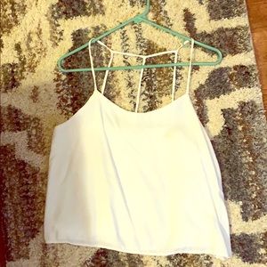 White tank top